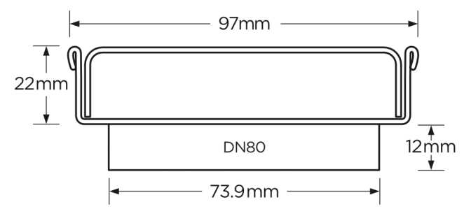 SQ90SB Square Floor Waste