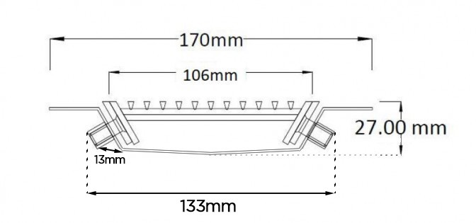 VC100-25 Vinyl Clamp Drainage