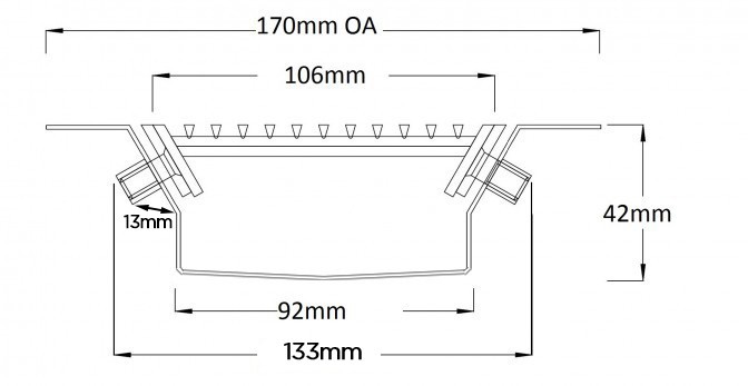 VC100-42 Vinyl Clamp Drainage